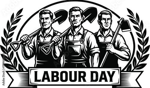 Labour day celebration with workers
