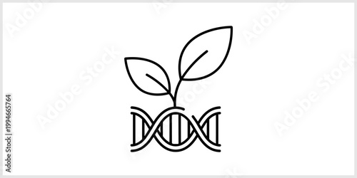 Genetically Modified Plant Icon
