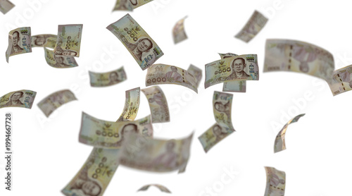 Fotografija Thai currency with a denomination of 100, 3D Rendering