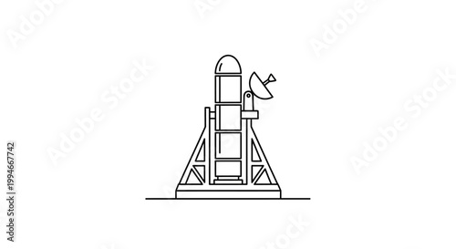 Rocket Launch Pad Structure.