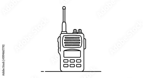 Two way radio communication device.