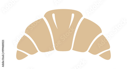 Croissant pastry bread food item.