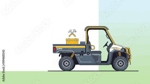 Utility Task Vehicle with Tools