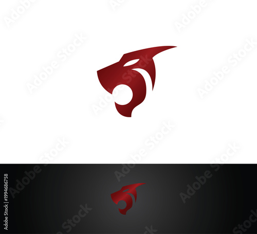 Animal Logo Tiger Beast Modern Minimalist Vector Design