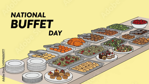 Abundant Buffet Feast for National Buffet Day