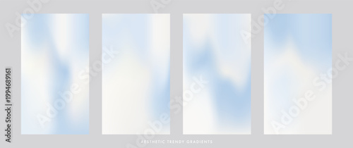 Soft cloud sky mesh gradient background. Subtle light transitions. Airy minimal texture. Clean aesthetic pastel backdrop in blue, white colors for social media posts, UI layouts, modern presentations