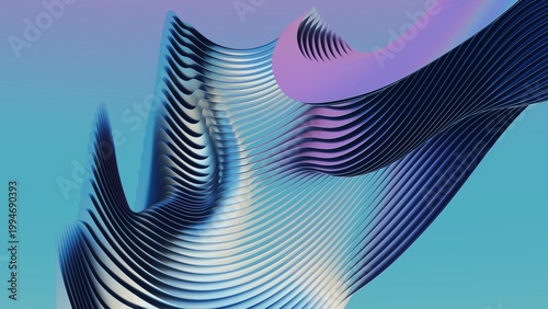 Abstract Wave Patterns in Blue and Purple Wave Patterns Blue Purple Dynamic Design Flowing Modern Art Texture. Concept featuring wave patterns, blue, purple, dynamic design, flowing for professiona...