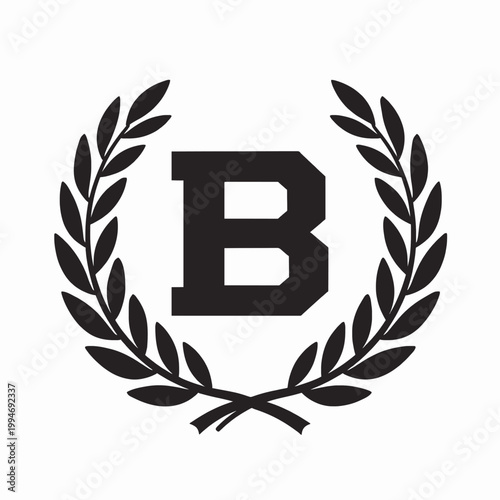 Vintage Brooklyn athletic college emblem logo, distressed typography badge for sports team branding and collegiate wear