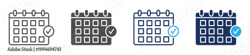 appointment multi purpose icon set