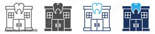dental clinic multi purpose icon set