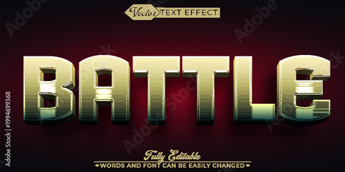  Intense Battle Warfare Combat Typography Vector Fully Editable Smart Object Text Effect