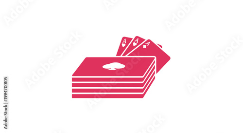 Playing Cards Poker Deck Stack.