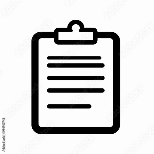 Set of Business Office Stationery Icons: Clipboard, Ruler, Calculator, File Folder, Pencil, and Writing Tools for Graphic Design and Corporate Communication