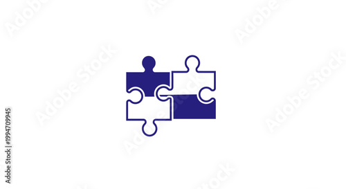 Interlocking puzzle pieces fit together.