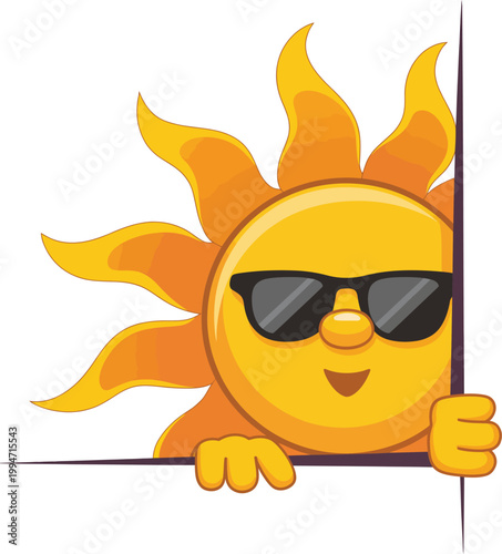 Summer Season illustrator, Summer Vacation, Sunshine, Sun,