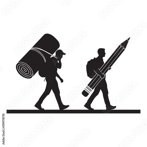 Divergent paths of a creative and an adventurer