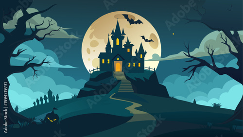 Digital illustration of a woman's face with cosmic elements and butterflies