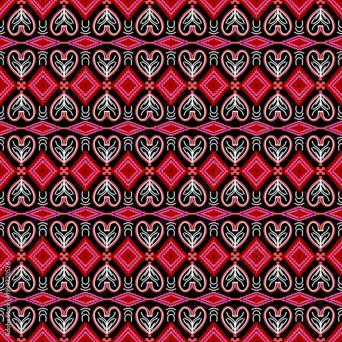 seamless pattern with hearts