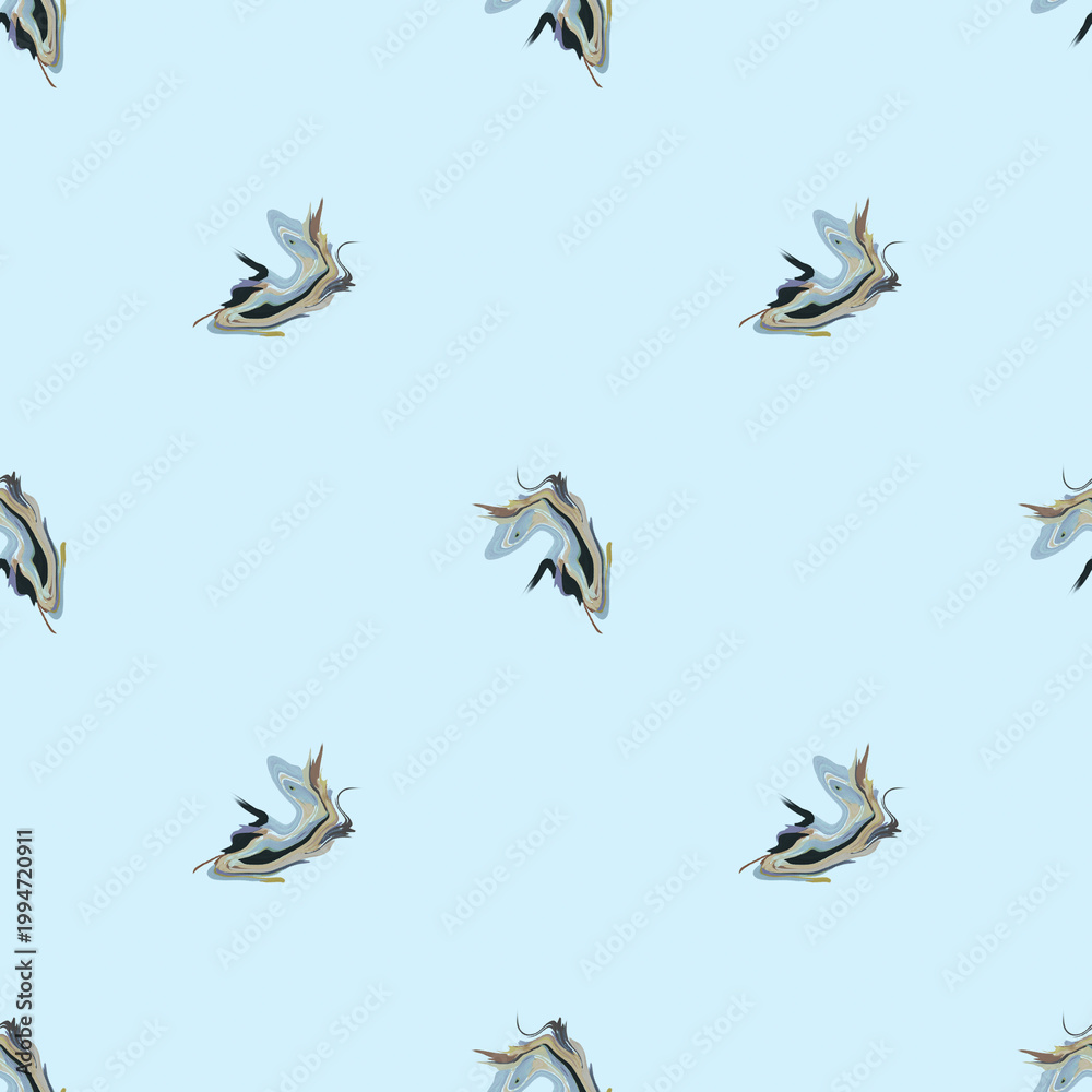 Obraz premium Seamless Abstract Geometric Motif Pattern for Summer Digital Textile Print and Summer Fashion Design