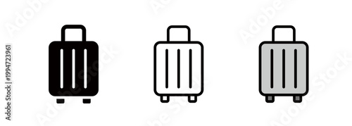 Simple icon for suitcases and travel bags