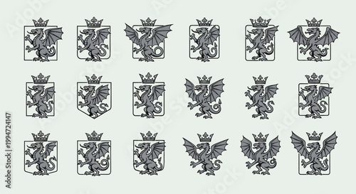 Collection of Russian Imperial crests.
