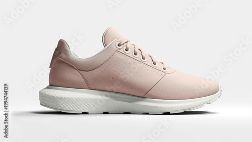 Elegant and comfortable pink running shoe, perfect for everyday wear and athletic activities