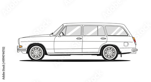 Station wagon car vehicle transport.