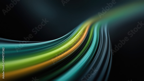 Vibrant Lines Form an Abstract Background