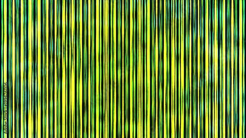 Abstract Green Yellow Neon Light Lines Background
