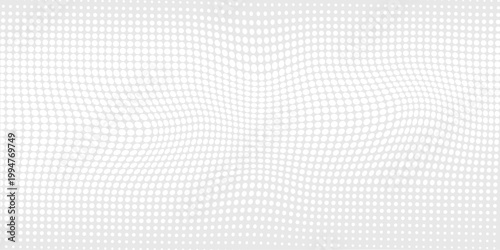 Dot white gray wave light technology texture background. Abstract big data digital concept. abstract white background.