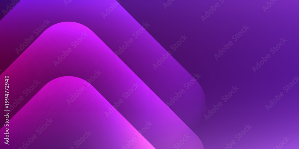 Obraz premium Abstract Geometric Background with Purple and Magenta Gradient Curves