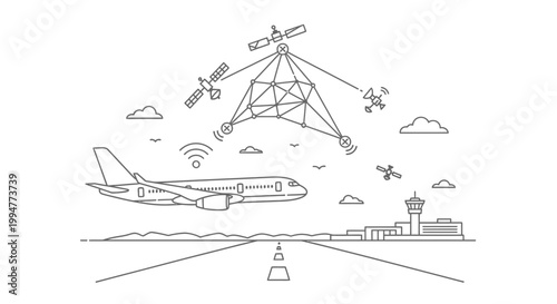 A creative zodiac illustration set featuring Aries astrology symbols and a stylized alphabet font design with vector letter signs and paper drawing elements
