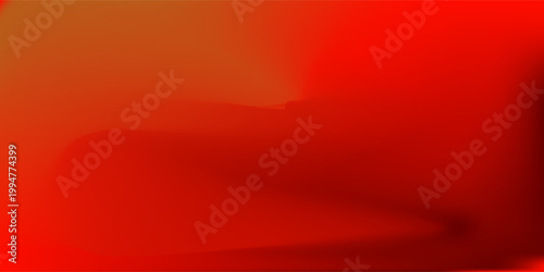 Saturated red gradient background. Abstract smooth hot color gradation wallpaper. Vibrant intense blurred backdrop for banner, poster, leaflet, brochure, booklet. Bright fiery red overlay. Vector