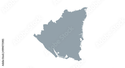 A simplified monochromatic map depicting the outline of tasmania australia highlighting its island geography high quality professional detailed