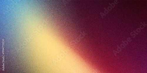 Abstract Colorful Grainy Gradient Background with Noise Texture