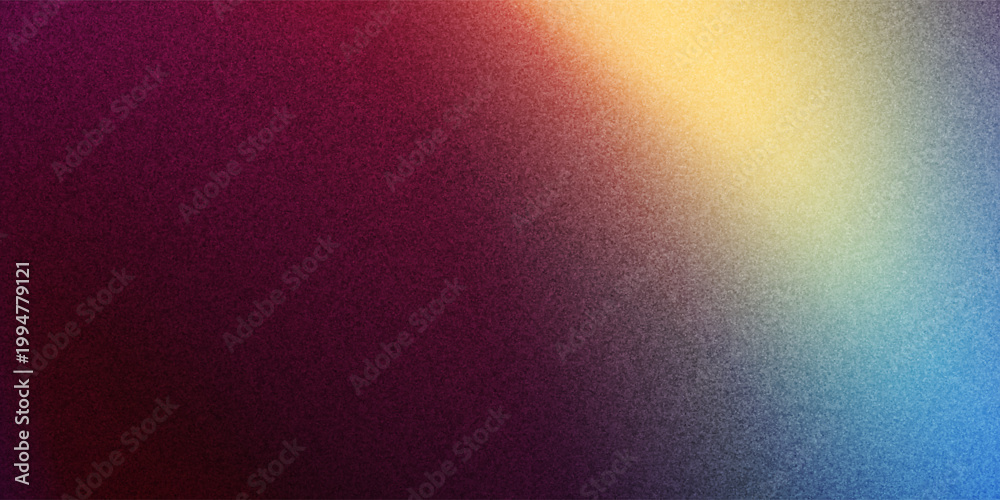 Fototapeta premium Abstract Colorful Grainy Gradient Background with Noise Texture