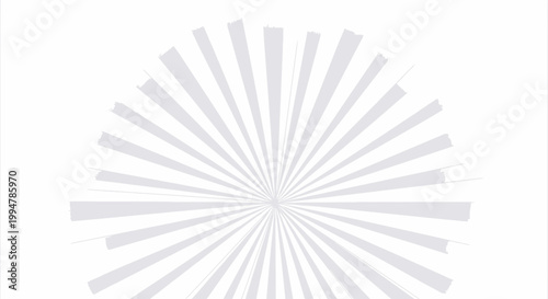Abstract geometric radial pattern with symmetrical lines and shapes.