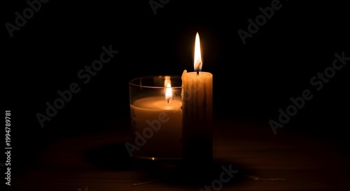 Candle Light in Darkness  Symbol of Truth and Honesty