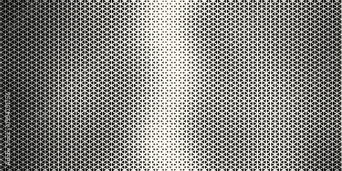 Seamless halftone triangle pattern. Random vector noise texture