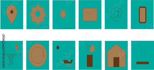 Camping vector icon with style cartoon. Vector illustrations.Set of camping.