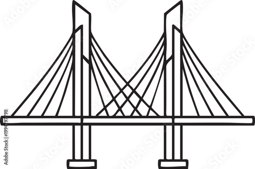 Modern Architecture Line Logo