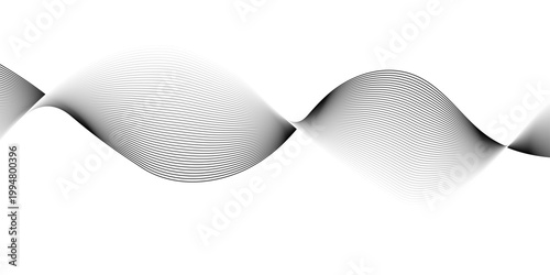 Abstract waveform pattern rendered in a monochromatic gradient on a white background, suggesting sound waves or scientific data representation