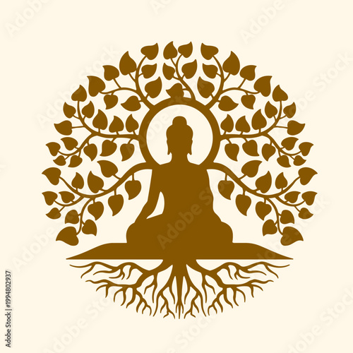 Happy Vesak Day social media post template