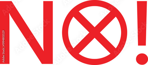 Red No Symbol With Exclamation