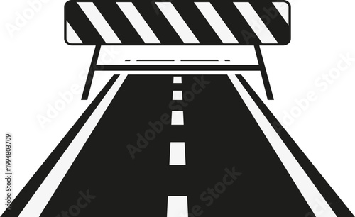 Road Barrier Ahead