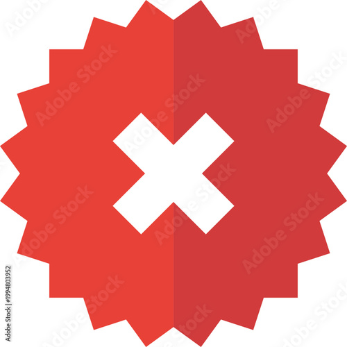Red Cross Mark Icon