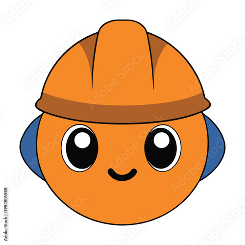 A sturdy hardhat designed for safety, offering reliable head protection on construction sites and industrial workplaces while ensuring comfort, durability, and visibility.
