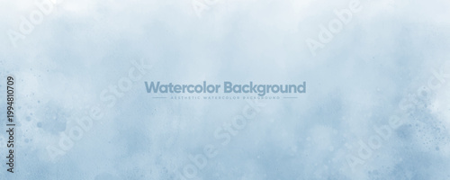 Abstract watercolor art background template. blue watercolor backdrop empty space for text, banner, presentation or product display graphic design
