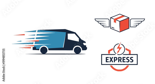 Fast delivery service with express shipping.