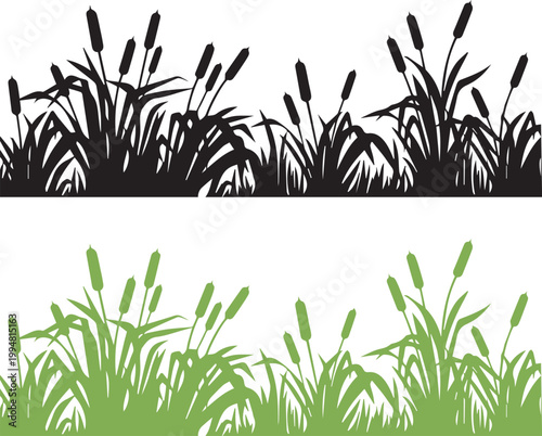grass vector icon , filled outline style. icon style variants in one pack.